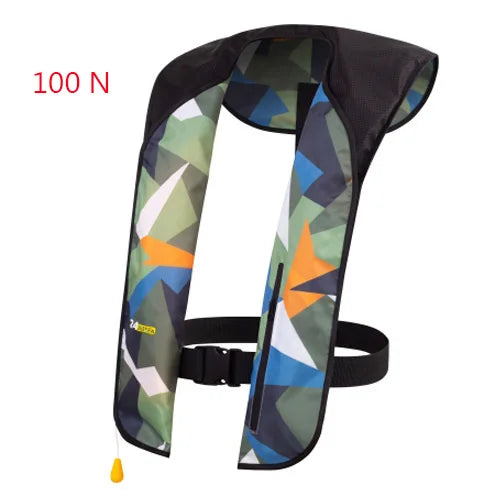 Professional Auto Inflatable Life Jacket Pocket Manual Life Vest Adult 150N 100N Water Sport Fishing Rafting Boating Accessories