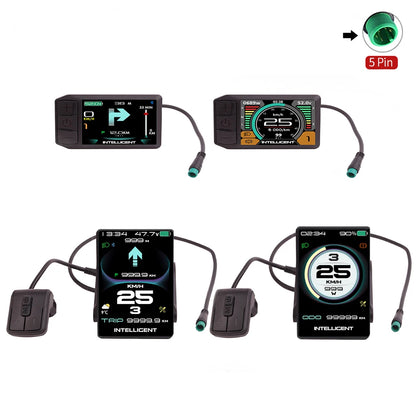 Electric Bicycle Instrument, 5S UART Protocol, LCD 600C 860C P860C Display,For Mate E-bike 5Pin Male , Motor Kit, 500MM