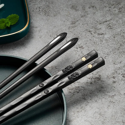 5Pairs High Quality Japanese Non-Slip Chopsticks Korean Home Hotel Restaurant Portable Healthy Food Stick For Sushi Chopsticks