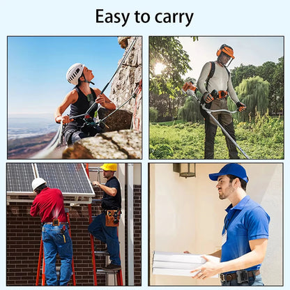 10000mAh Portable Mini Waist Fan Wearable Personal Fan 5 Speed USB Rechargeable Waist Clip Fan Mobile Power for Outdoor