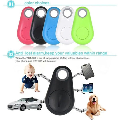 1-5pcs Smart Bluetooth Tracker Key Locator Pet Anti Lost Sensor Device With Bluetooth For Kid dog Pets Wallets Luggage Suitcases