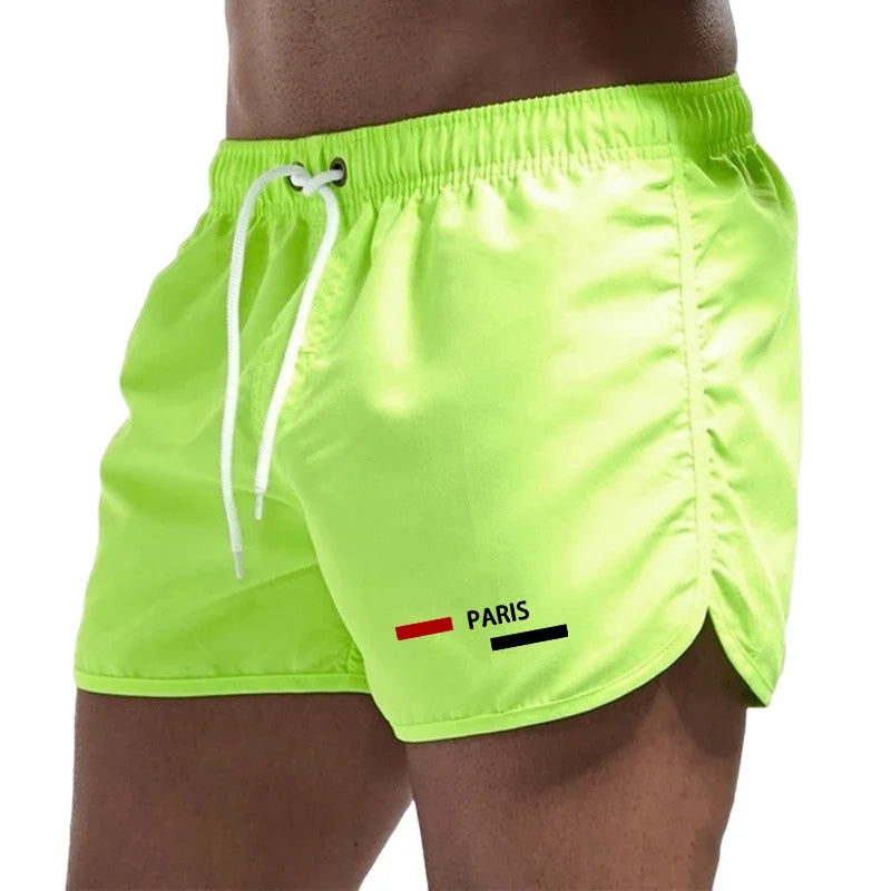Quick Drying Mens Beach Shorts Printing Fashion Football Sports Shorts  Casual Jogging Sweatpants Surf Shorts Summer Swim Trunks