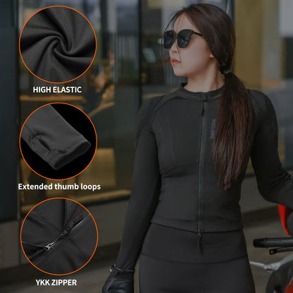WOSAWE Motorcycle Women Motorcycle Jacket Summer Biker Street Riding Jacket Elastic Breathable Motorcyclist Clothing