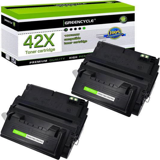 Greencycle  High-Yield Compatible Toner Cartridge Replacement for HP 42X Q5942X Q1338A Use with Laserjet 4250 4250N 4250TN Print