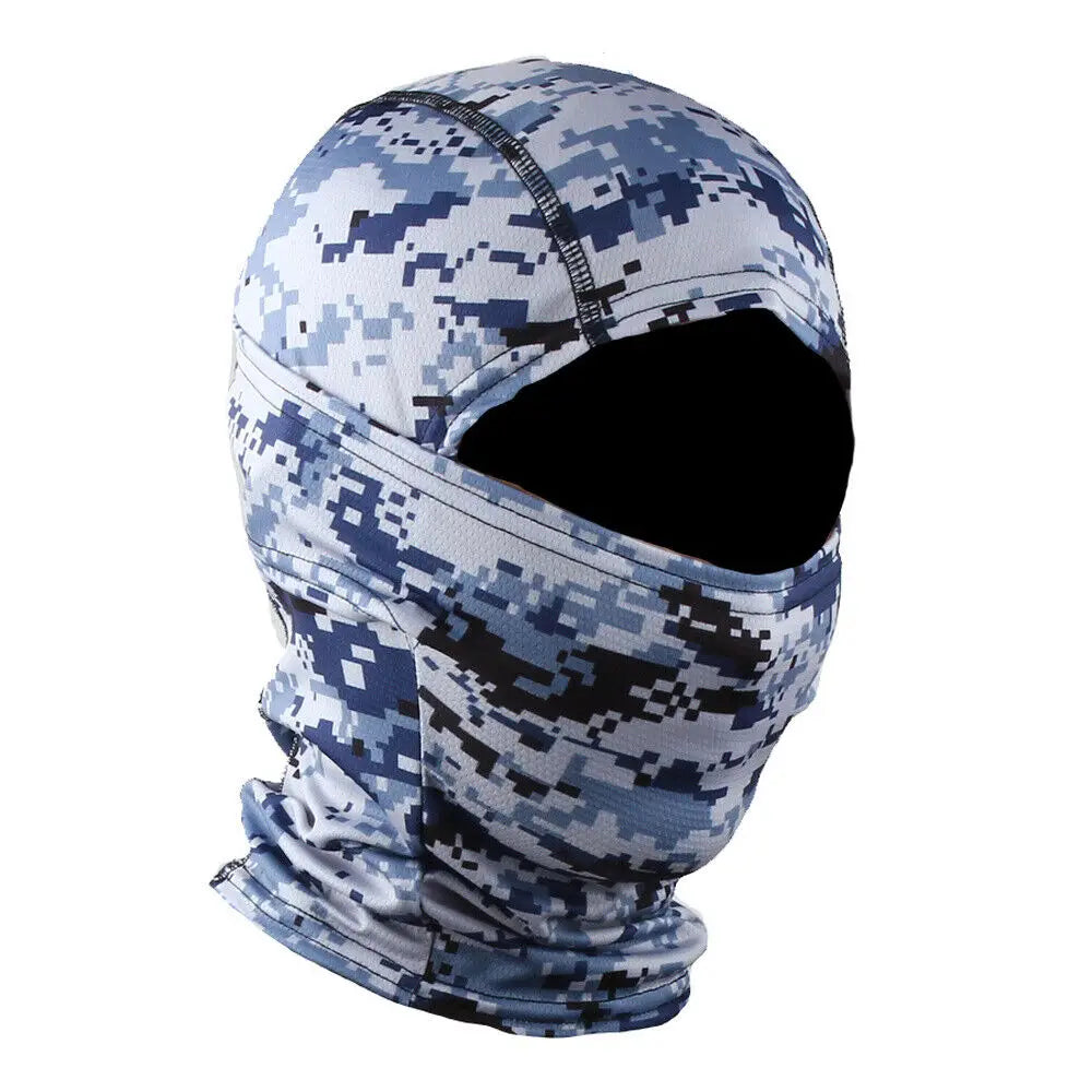 Tactical Fishing Balaclava Hood Full Face Mask Scarf Neck Gaiter Bandana Headwear Cover For Men Women Sports