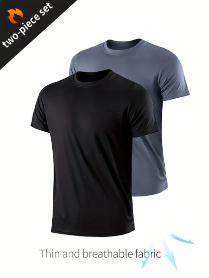 Quick-drying Compression T-shirt for Men - Lightweight and Breathable Sports Shirt for Outdoor Gym Singlet Men Wrestling Singlet