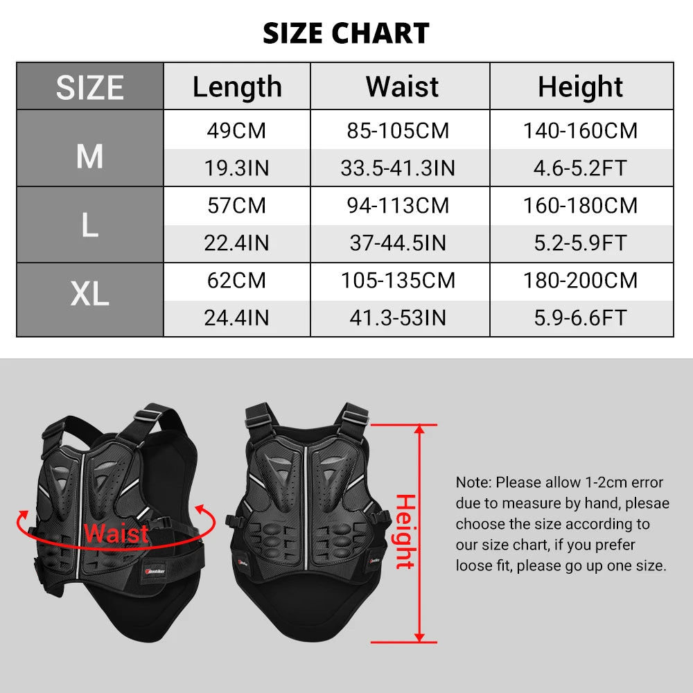 Motorcycle Armor Anti Fall And Anti-collision Knight Vest Outdoor Skiing Armor Vest Armor Pants Off-road Protective Armor