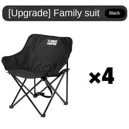 Outdoor Folding Moon Chair Portable Chair Camping Chair Picnic Gear Fishing Small Horse Stool Student Sketching