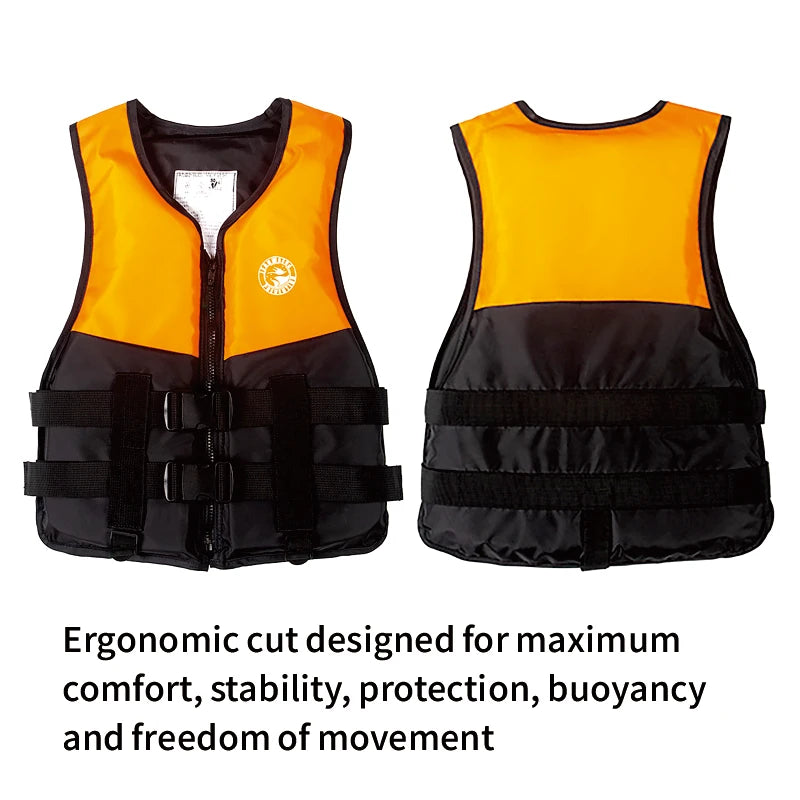 Life Jacket for Adult Children, Men Women Buoyancy Jacket Kid Life Vest with Leg Straps PFD Swimming Boating Skiing Driving Vest