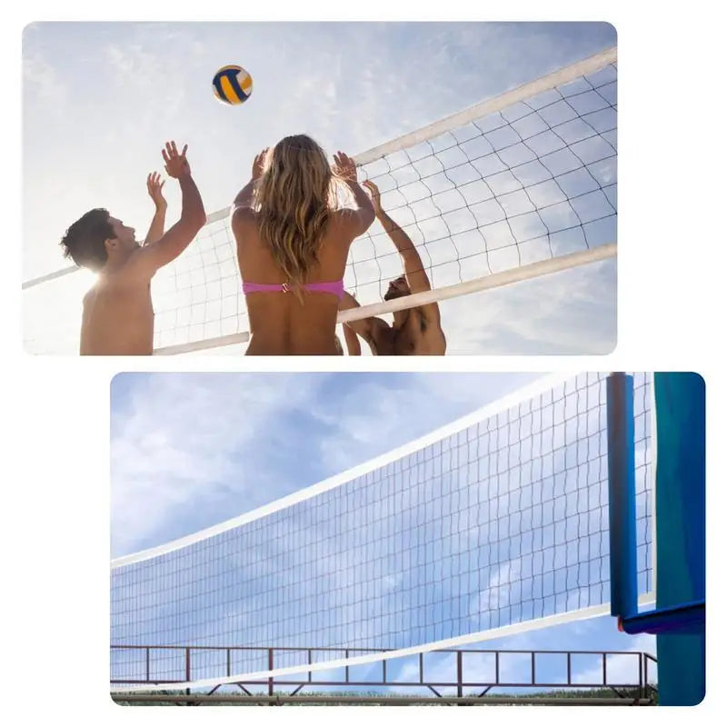 Outdoor Volleyball Net Folding Replacement Mesh For Badminton Lightweight Outdoor Sports Accessory Replacement Net For School