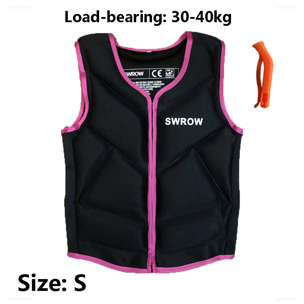 New adult children's buoyancy jacket portable neoprene life jacket water sports sailing fishing surfing swimming life jacket