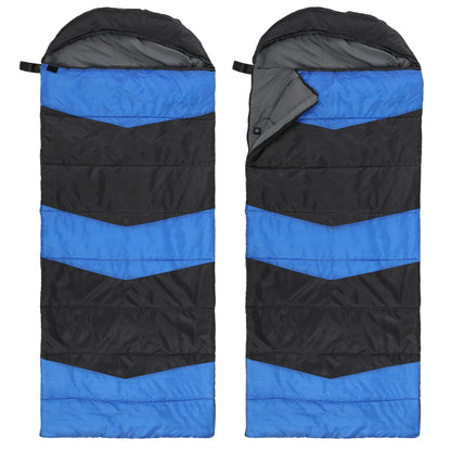 Lightweight USB Heated Sleeping Bag, Waterproof Compact Envelope for Backpacking & Hiking, Blue