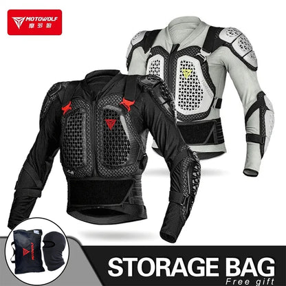 Motorcycle Jacket Men Women Motorcycle Full Body Armor Jacket Moto Turtle Motocross Racing Jacket CE Approved Protective Gear