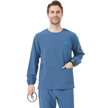 Quick-Dry Hospital Working Clothes Breathable Doctor Nurse Uniforms Women's Orthopaedic Surgeon Stretch Medical Scrub Set S02