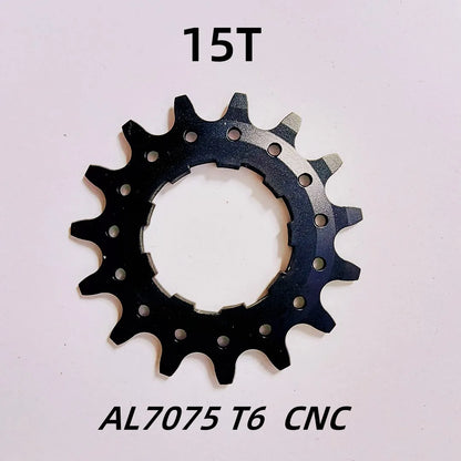 13T/14T/15T/16T AL7075 Mountain Bike Cassette Bicycle Freewheel Conversion Kit Flywheel Sprocket Single Speed Cassette Cog