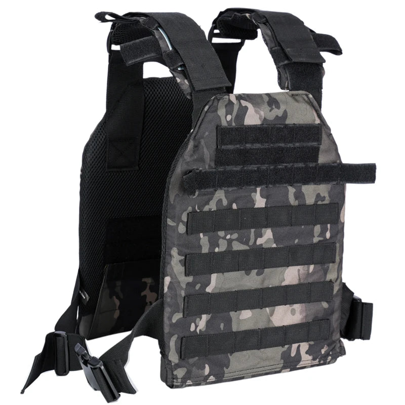 Tactical Molle Vest Breathable Combat Training Vest Outdoor Hunting Air Soft Vests Sports Equipment Weight Bearing Vests