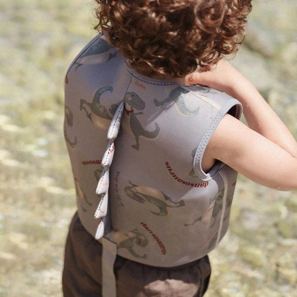 SWROW 1-6 Years Children Swim Safety Assisted Buoyancy Vest Toddler Swimming Training Kayak Beach Watersports Swimwear