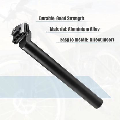 300mm Bike Seat Post 25.4/27.2/28.6/30.4/30.8/31.6mm Aluminum Alloy SeatPost Suitable for Bicycle Mountain Bike Road Bike MTB