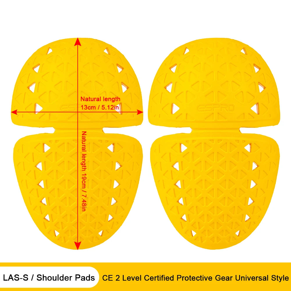 Universal CE Level 2 Certified Motorcycle Armor Jacket Insert Back Protector Anti-Shock Rider Armor Back Spine Protective Pad