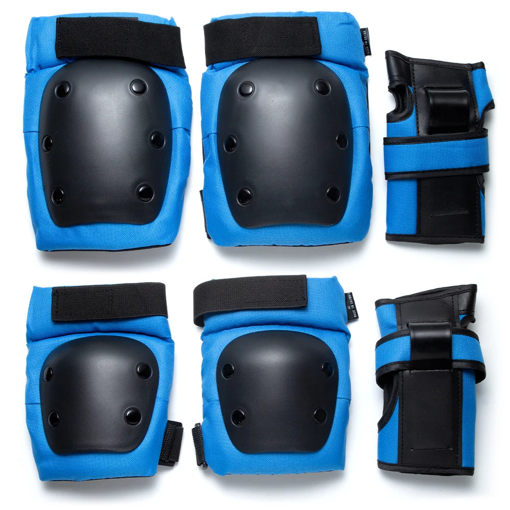 6 in 1 Knee Pads Elbow Pads with Wrist Guards, Youth Adult Skateboard Skate Pads Protective Gear Set for Skateboarding Skating