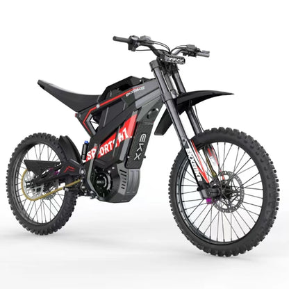 EKXBIKE M1 16800W Peak Electric Dirt Bike 72V/50Ah Electric Motorcycle 85Miles Max Range 62Mph Max Speed Mountain Electric Bike