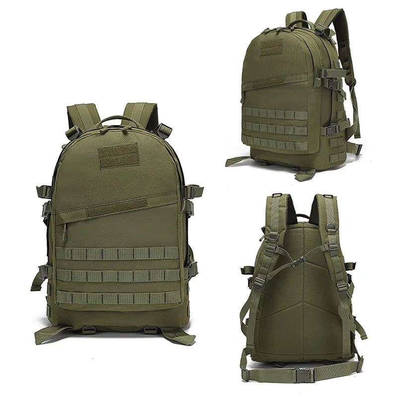 Outdoor Camouflage Double Shoulder Backpack Camping Hiking Sports Travel Backpack 3D Cycling Backpack Waterproof Oxford Cloth