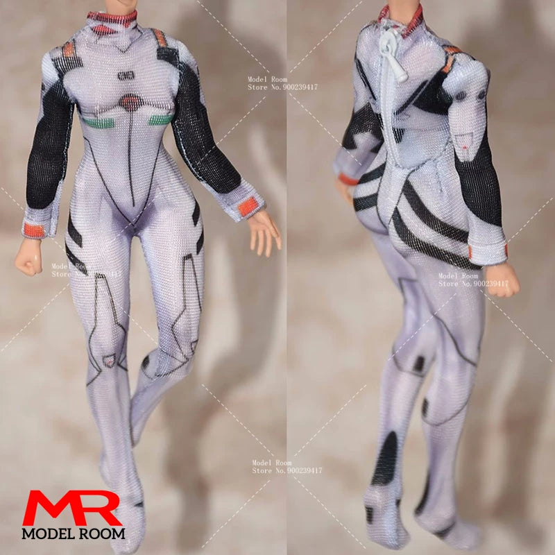 1/12 Scale Female Cosplay Combat Suit Bodysuit Jumpsuit Clothes Model Fit 6'' Romankey Soldier Action Figure Body Dolls