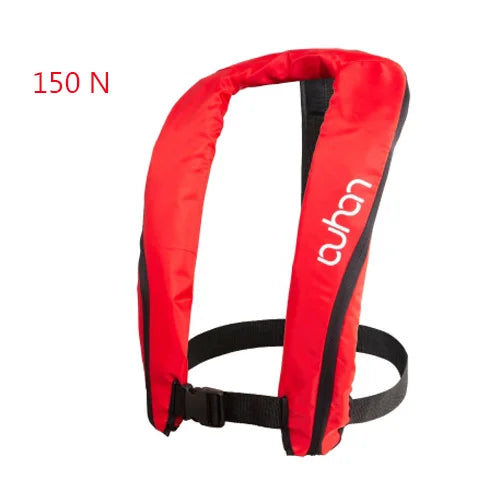 Professional Auto Inflatable Life Jacket Pocket Manual Life Vest Adult 150N 100N Water Sport Fishing Rafting Boating Accessories