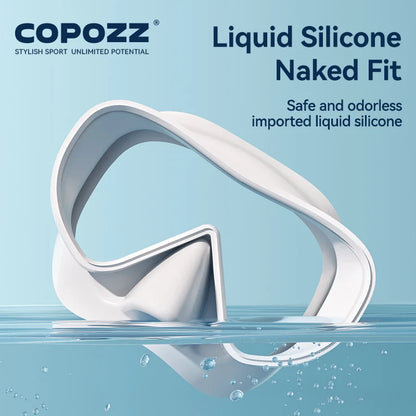 COPOZZ Professional  Diving Mask Full Vision Mask Underwater Snorkel Mask Set Swimming Snorkel HD Anti Fog Diving Equipment