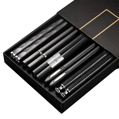 5Pairs High Quality Japanese Non-Slip Chopsticks Korean Home Hotel Restaurant Portable Healthy Food Stick For Sushi Chopsticks