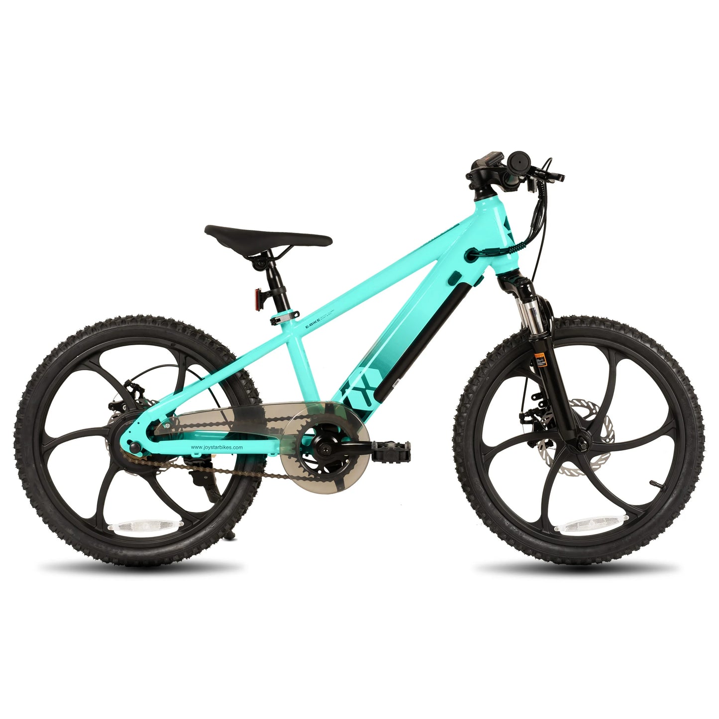 JOYSTAR Electric Bike for Kids Teens Ages 7+ with 250W Motor, 15 Miles 15MPH Electric Mountain Bicycle Safe Mini Ebikes