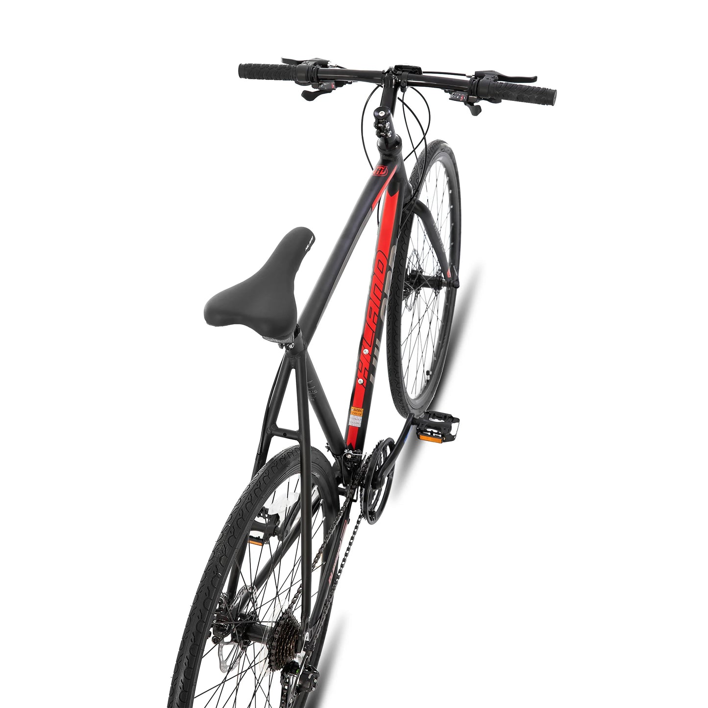 HILAND 700c Road Bike, 14 Speeds, Light Weight Aluminum Frame, Racing Bike City Commuting Road Bicycle for Men Women