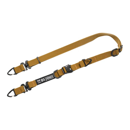 Outdoor Camping Molle Sling Shoulder Strap with Hanging Ring Multifunction Crossbody Bag Strap Adjustable Crossbody Strap