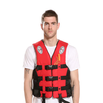 Swimming Boating Skiing Driving Vest Water Safety Survival Suit Universal Life Vest Jacket for Adult Children