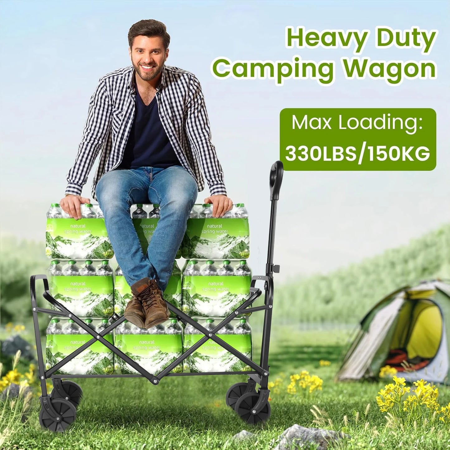 Heavy Duty Wagon Carts Foldable