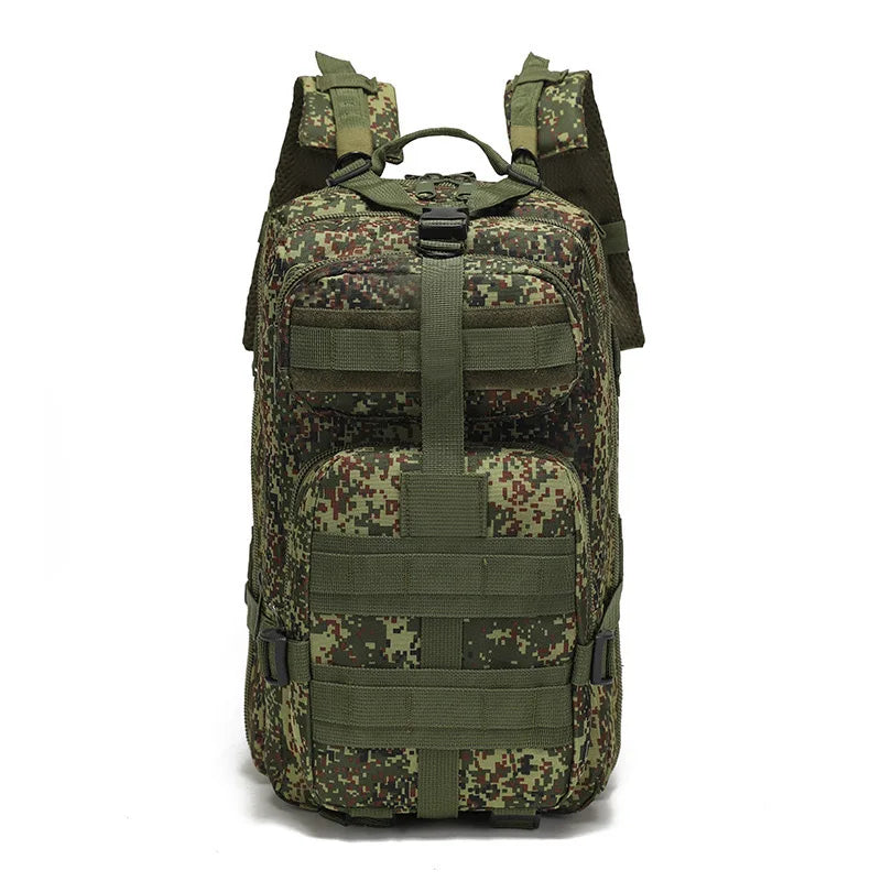 30L Trekking Tactical Bag Outdoor Sports Mountaineering Bag Oxford Waterproof Camouflage 3p Backpack for Camping Traveling