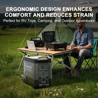 ALLPOWERS R4000 Solar Generator 3600Wh Portable Power Station & Foldable Solar panel SP037 400W solar charger for Camping home