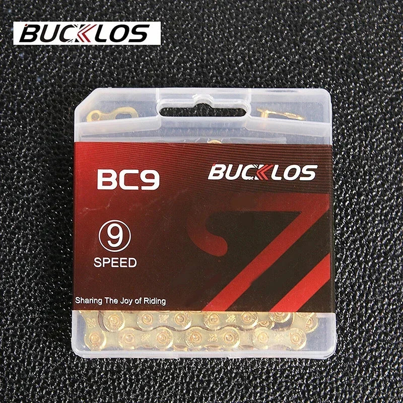 BUCKLOS Bicycle Chain 10v 11v 11EL 11SL Chain 8s 9s 10s 11s 12s Speed Bike Current 116/126 Links High Quality Chain for SHIMANO