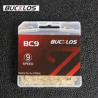 BUCKLOS Bicycle Chain 10v 11v 11EL 11SL Chain 8s 9s 10s 11s 12s Speed Bike Current 116/126 Links High Quality Chain for SHIMANO