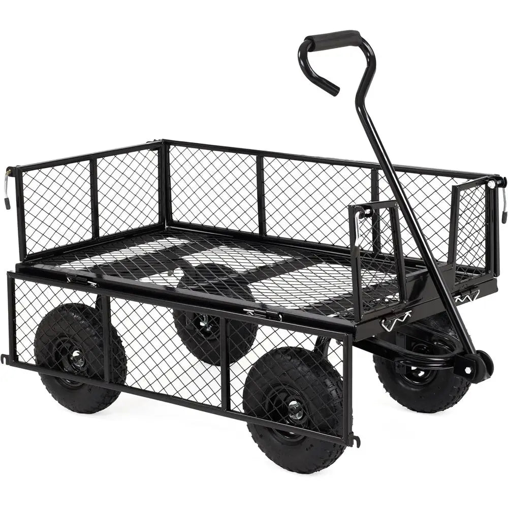 Mesh Steel Garden Cart
