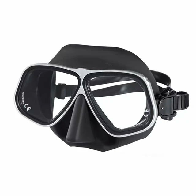 Diving mask Plastic-alloy frame scuba equipment snorkeling goggles Tempered glass