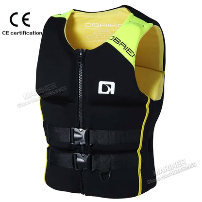 Impact Vest Wakesurf Comp Vest CE Approved Neoprene Life Jacket Wake Surfing But Great for All Other Watersports Activities
