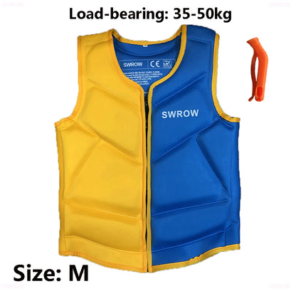 New adult children's buoyancy jacket portable neoprene life jacket water sports sailing fishing surfing swimming life jacket