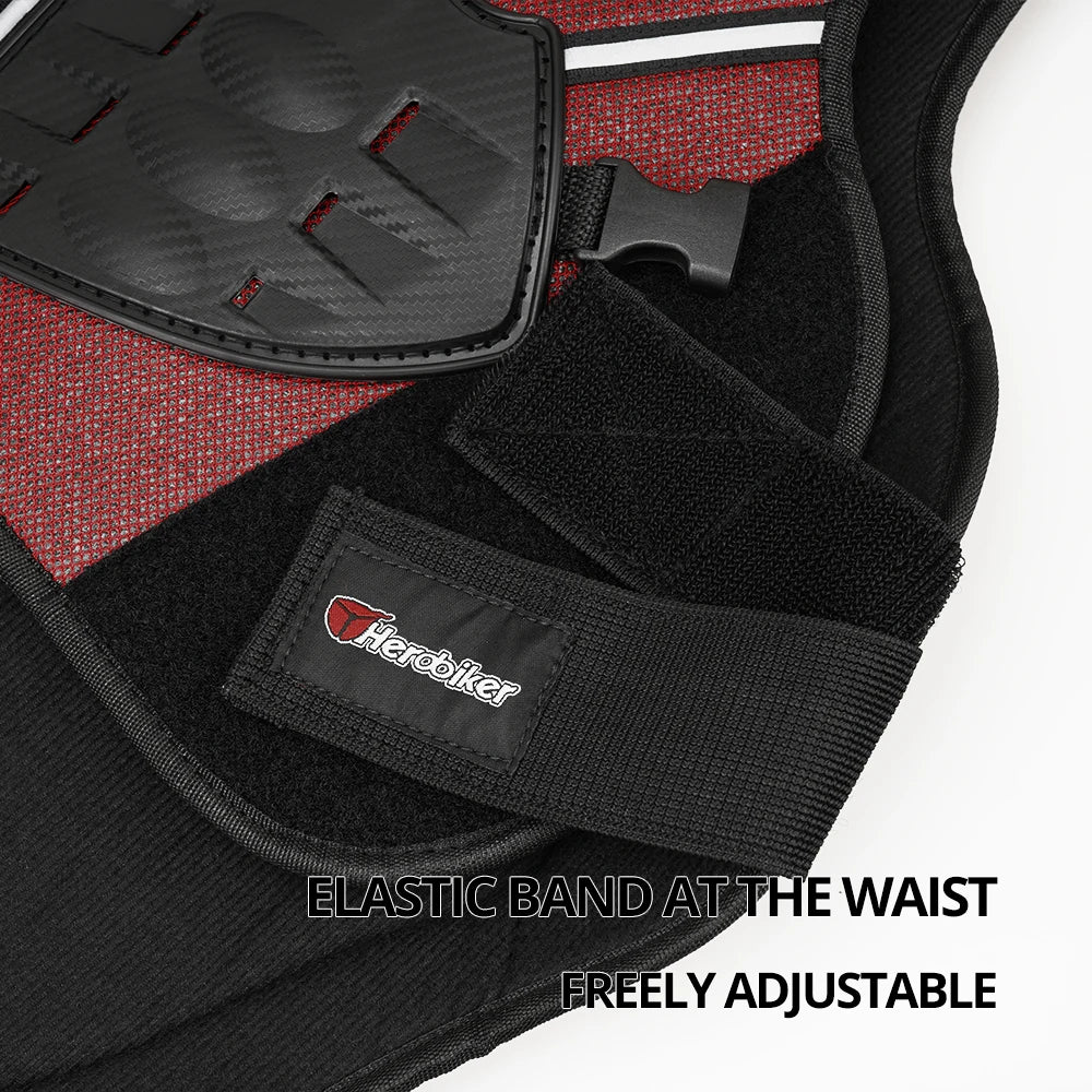 Men's Motorcycle Armor Anti-Fall Wear-Resistant Motorbike Jacket Body Armor Motocross Chest Back Protector Moto Riding Equipment