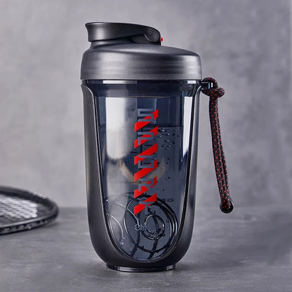 590ml Sports Shaker Bottles with Shaker Ball Drink Shake Bottle Leak Proof Whey Protein Powder Mixer Bottle for Indoor Outdoor