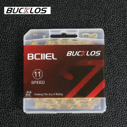 BUCKLOS Bicycle Chain 10v 11v 11EL 11SL Chain 8s 9s 10s 11s 12s Speed Bike Current 116/126 Links High Quality Chain for SHIMANO