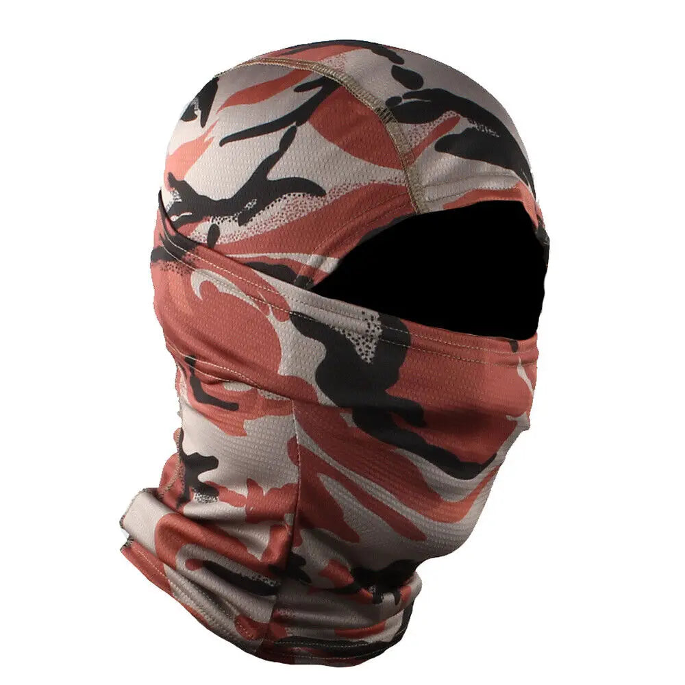 Tactical Fishing Balaclava Hood Full Face Mask Scarf Neck Gaiter Bandana Headwear Cover For Men Women Sports