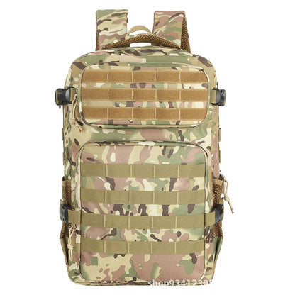 Large Capacity Tactical Backpack Outdoor Sports Hiking Camping Camouflage Bag Multi-Functional Air Cushion Strap Unisex