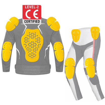 Universal CE Level 2 Certified Motorcycle Armor Jacket Insert Back Protector Anti-Shock Rider Armor Back Spine Protective Pad
