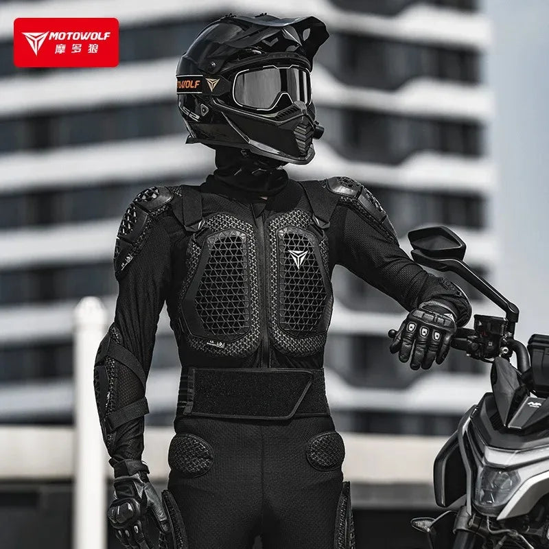 Motorcycle Jacket Men Women Motorcycle Full Body Armor Jacket Moto Turtle Motocross Racing Jacket CE Approved Protective Gear